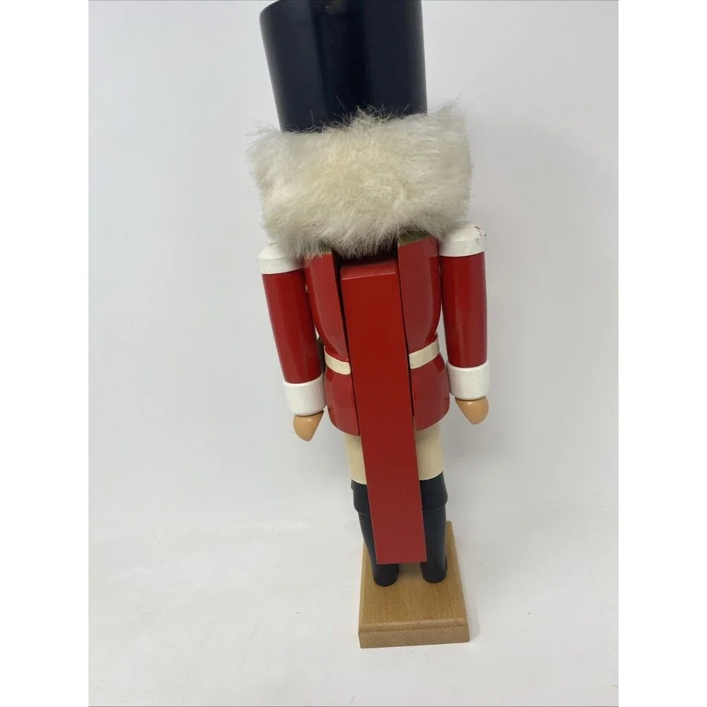 Erzgebirgische Volkskunst Christmas Nutcracker made in Germany 13” Tall
